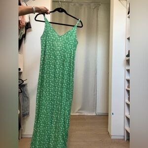 ASOS Green Floral Maxi Dress